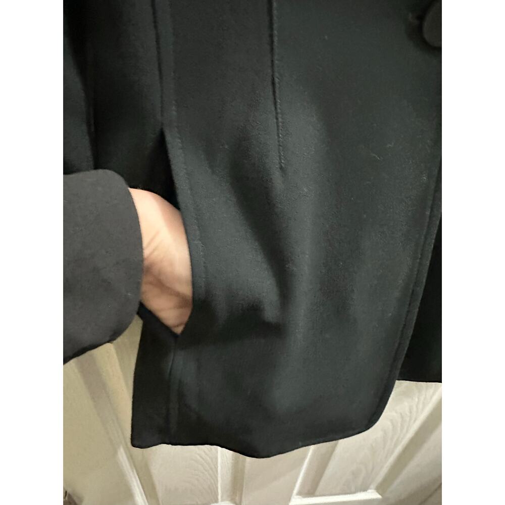 VINTAGE Laundry by Shelli Segal Long Black Blazer Womens Suit Jacket EUC ! - Picture 3 of 9